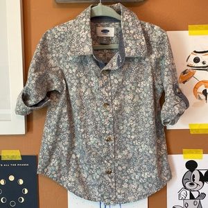 Old Navy Floral Button Down